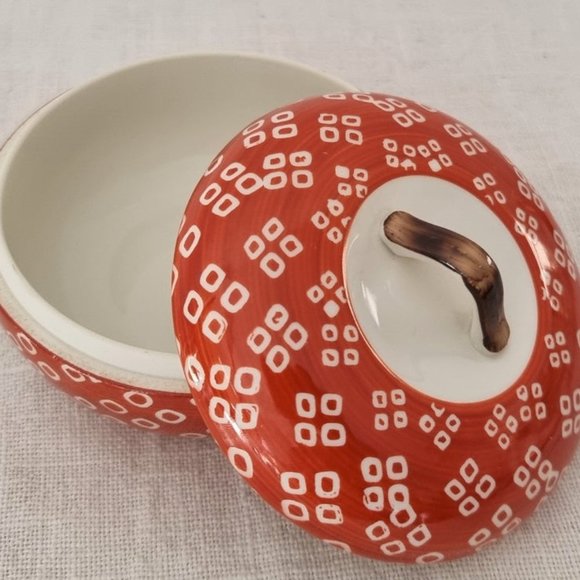 Vintage Signed Japanese Porcelain Trinket Box - Picture 4 of 8